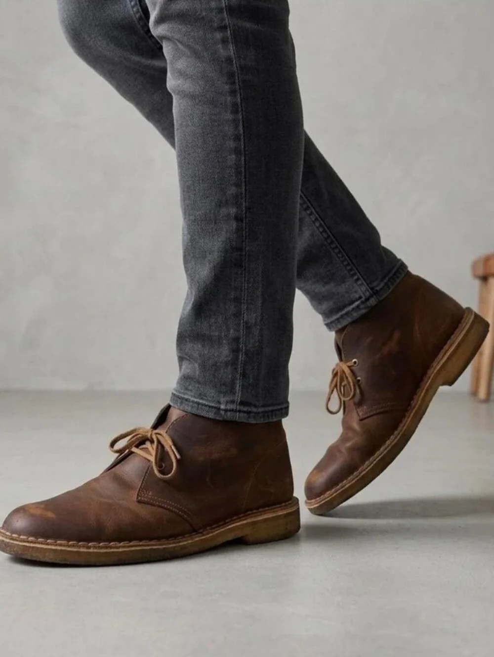 Clarks classic brown